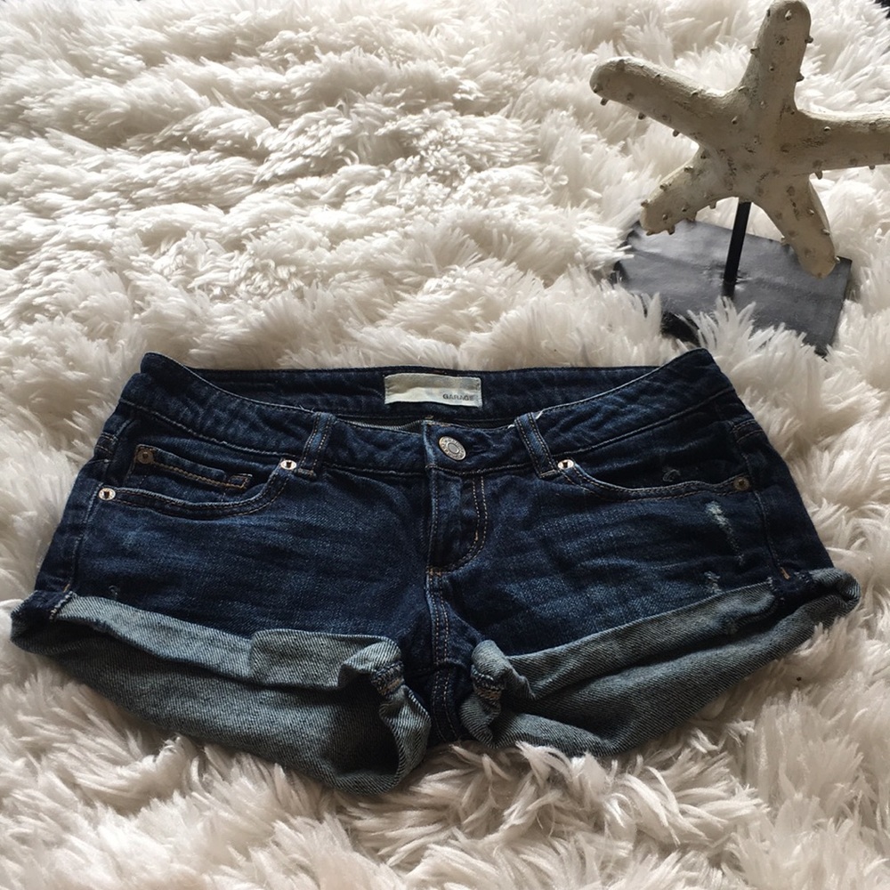 Blue jean shorts